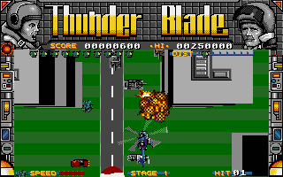 Thunder Blade screenshot 3 for Atari ST